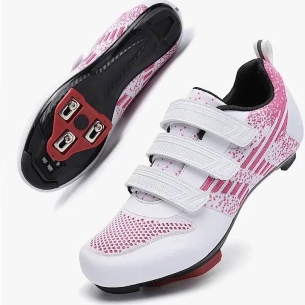 Women's Pink Cycling Shoes